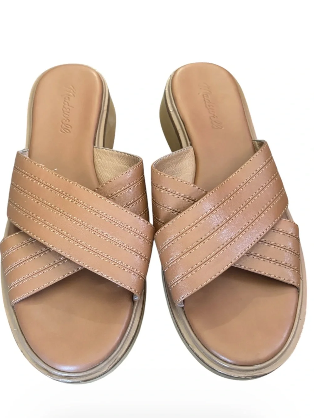Madewell The Alina Platform Sandal Size 8